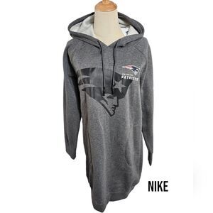 Nike NFL New England Patriots Hooded Sweatshirt Dress NWT